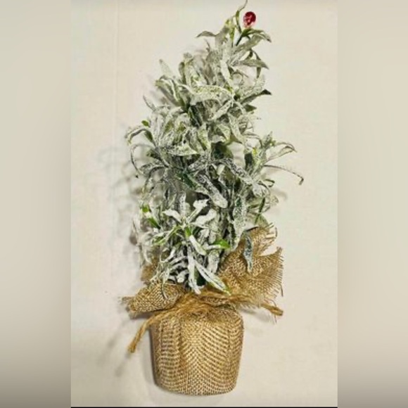 *Mini Artificial Frosty Herb Tree 10” - Picture 3 of 6